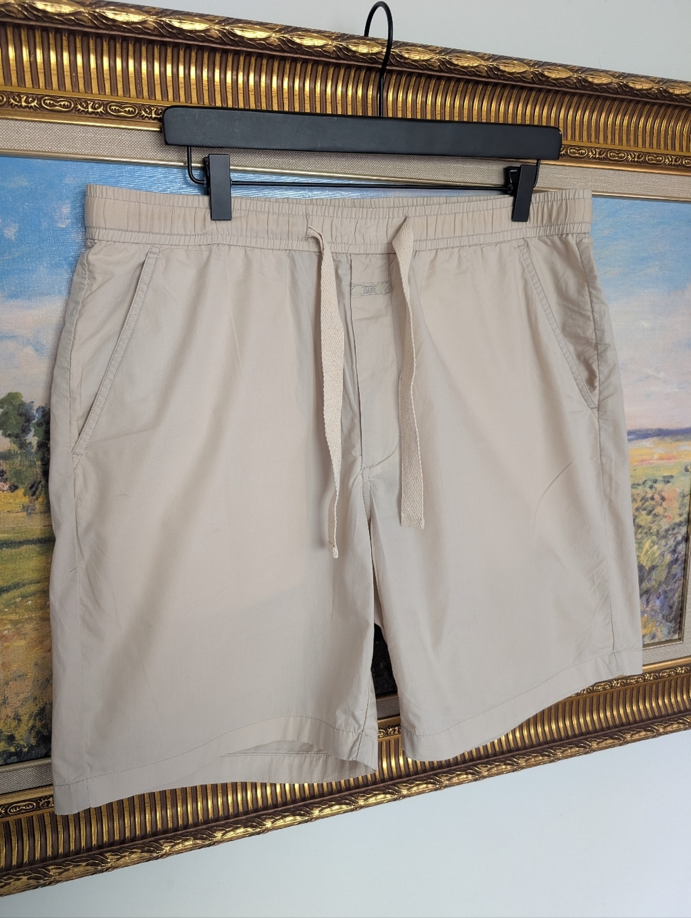 Closed Men's Light Beige Athletic Drawstring Shorts